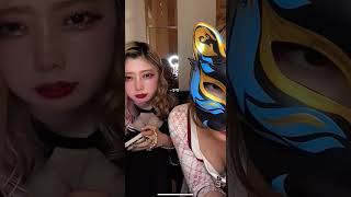 キャバ嬢のTikTokライブ、パンチラ、胸チラ2023/05/31@livehaisinkirinuki