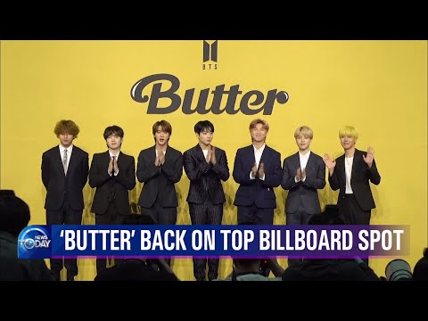 'BUTTER' BACK ON TOP BILLBOARD SPOT (News Today) l KBS WORLD TV 210908