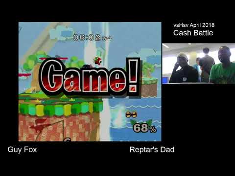 vsHsv Apr18 - Reptar's Dad (Falcon) vs GuyFox (Fox) MM - SSBM