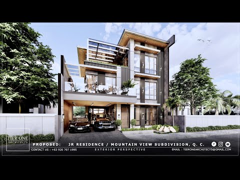 JR Residence - ±330 SQM House - 180 SQM Lot - Tier One Architects