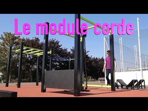 Balancier corde - Parcours sportif - Gamme Ninja_2