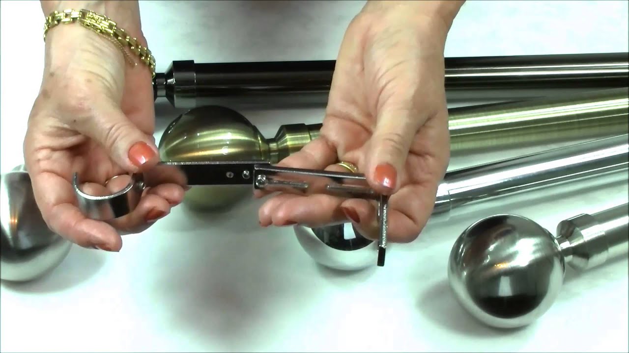 SPEEDY CURTAIN POLES - YOUTUBE - Metal Eyelet Pole