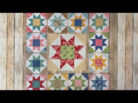 Sew Your Stash Series - #5 Home Town 5" Quilt Block - (10" bonus block too!)