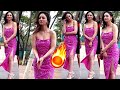 Sandeepa Dhar Flaunts Her Huge Cleavage In Pink Off Shoulder Outfit At Tera Chalaava Filmy Monk