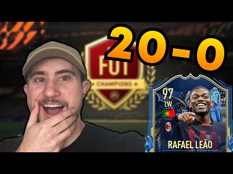 FUT CHAMPS RANK 1 20-0 HIGHLIGHTS WITH 97 TOTS RAFAEL LEAO! | FIFA 23 Ultimate Team