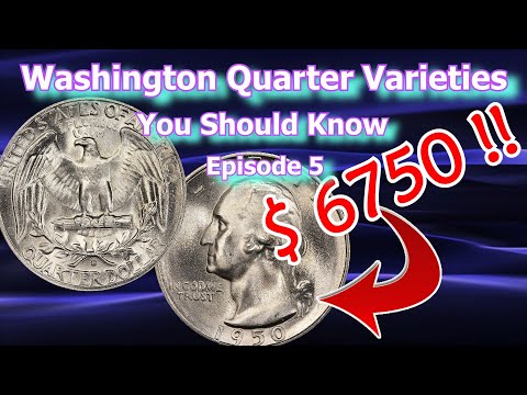 Washington Quarter Varieties You Should Know Ep.5 - 1932, 1950, 1971