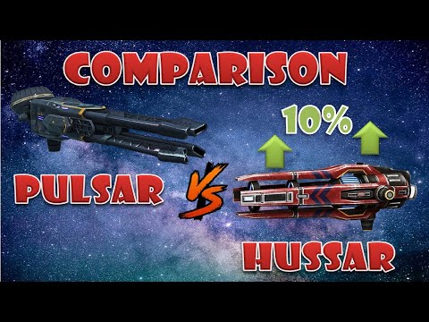 Hussar after BUFF vs Pulsar medium weapon comparison war robots