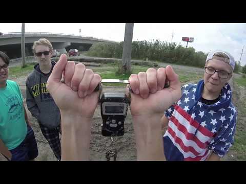 Carp Fishing Polluted Urban River (Tons of Carp)