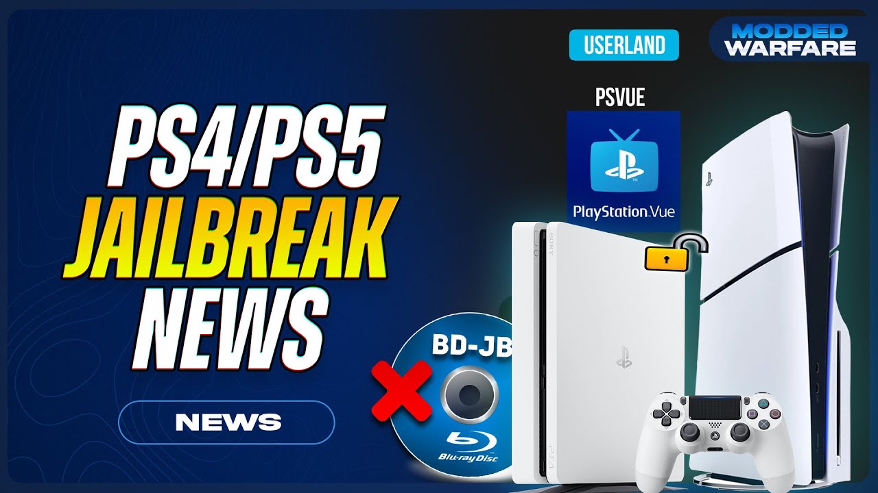 PS4/PS5 Jailbreak News: Goodbye Blu-ray? PlayStation Vue Exploit in the works & More!