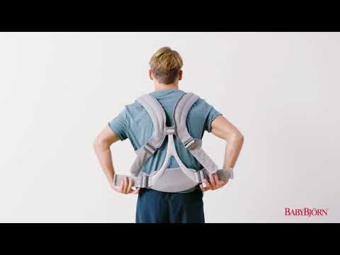 Nešioklė kūdikiui BabyBjörn Move 3D Mesh, Pilkas video