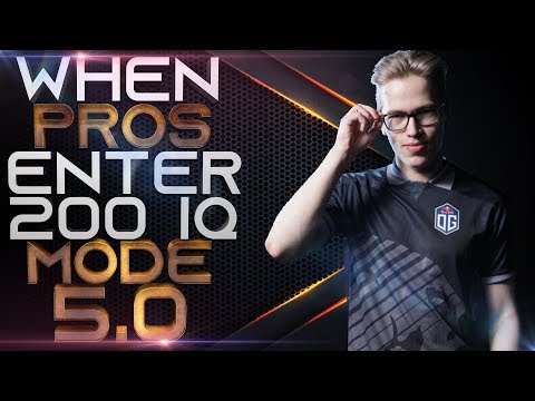 DOTA 2 - WHEN PROS ENTER 200 IQ MODE 5.0! (Smartest Plays & Next Level Moves By Pros)