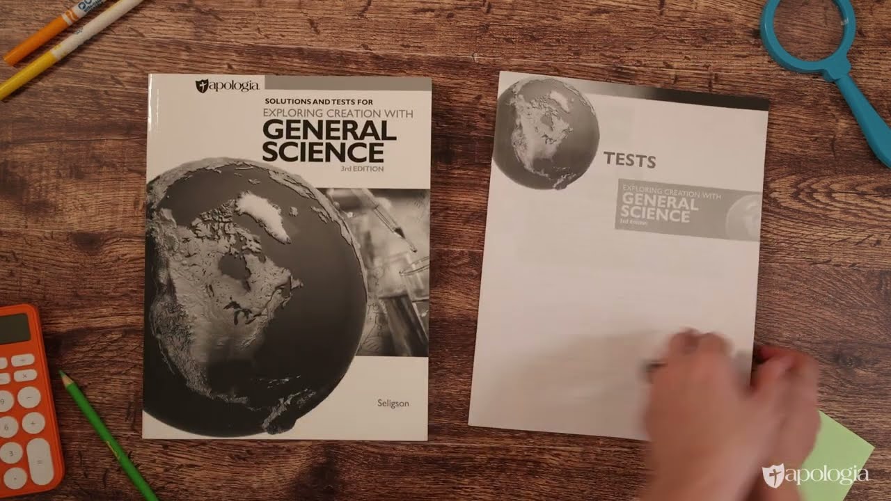 Apologia's General Science 3rd Ed. Homeschool Curriculum - Solutions Manual & Tests Flip-Through