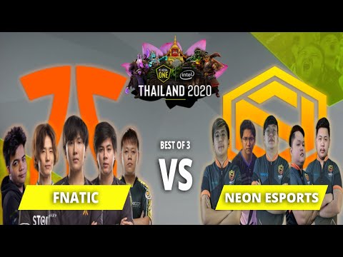 Fnatic vs Neon Esports - ESL One Thailand Asia Division Playoffs - Full Game Dota 2 Highlights
