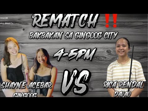 RICA RENDAL VS SHAYNE REMATCH 10 BALLS PAREHAS LIVE NOW‼️🎱 BET 110K