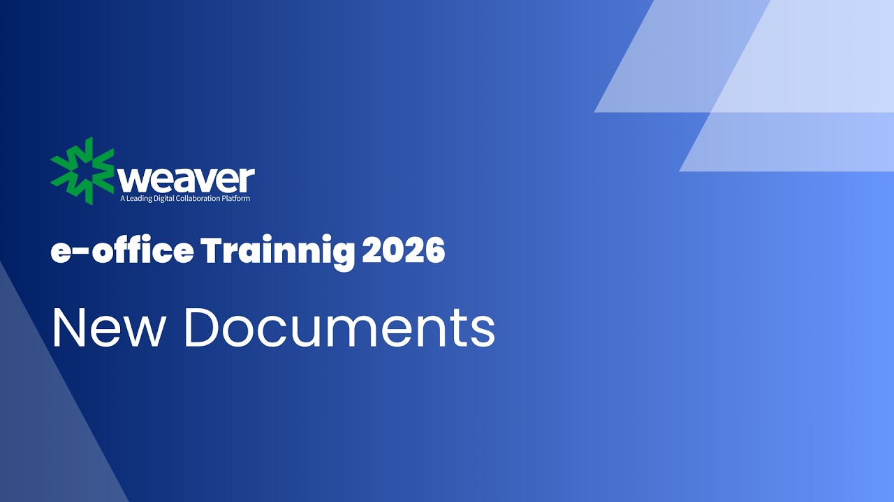 22 e-office 11.0 - Document - New Documents [2026]