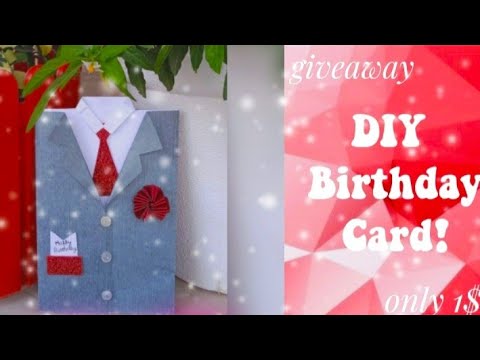 DIY Birthday card for father/brother/friend/very easy//Ipshita Bansal❤️//