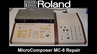 Video thumbnail for Synthchaser #094 - Roland MC-8 MicroComposer Vintage Sequencer Repair by Synthchaser