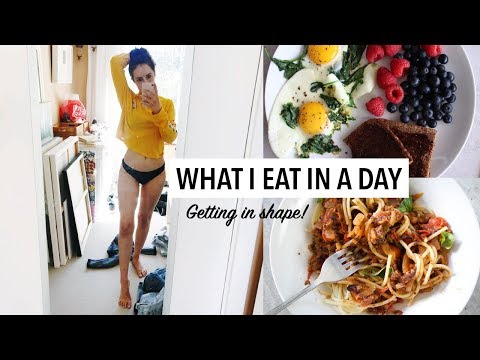 WHAT I EAT IN A DAY - MY NEW DIET 2018! Losing fat, getting LEAN + HEALTHY!
