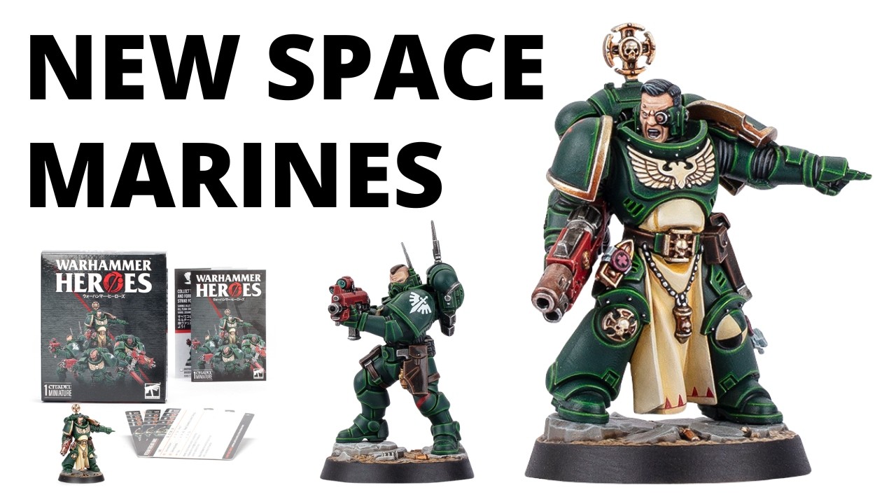 GW Selling Randomised Primaris Marines- Seven New Sculpts in Warhammer Heroes Strike Force Variel