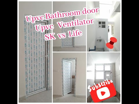 Swing UPVC Bathroom Doors, 3-20MM