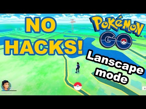 Pokemon GO Cheat: How to Play In Landscape Mode NO HACKS!!