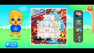 🚒 Fire Truck Jigsaw Puzzle - Puzzle Kids Jigsaw Puzzles Walkthrough