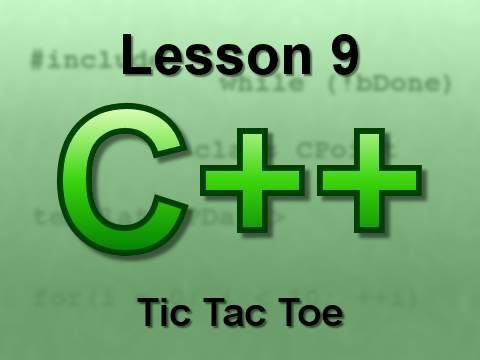 C++ Console Lesson 9: Tic Tac Toe
