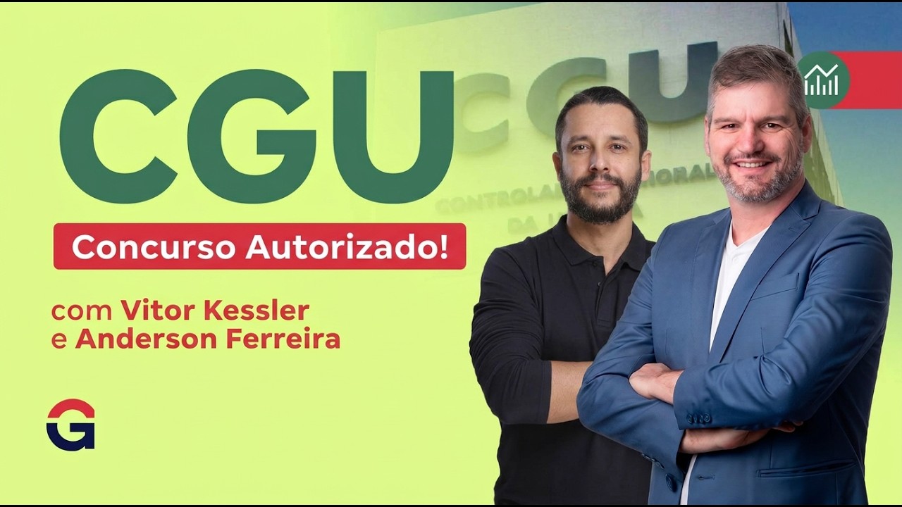 CGU 2026: Concurso Autorizado!
