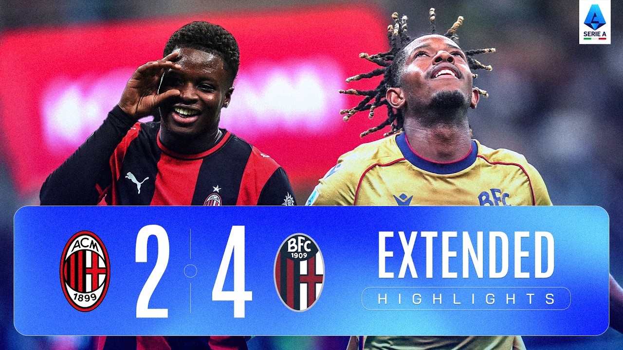 MAXI SINTESI MILAN-BOLOGNA 2-4 | EXTENDED HIGHLIGHTS | SERIE A ENILIVE 2026/27