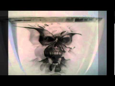 quemando tinta aerografia automotriz