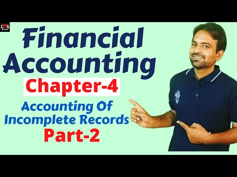 Financial Accounting chapter 1st Introduction to Accounting Book Keeping