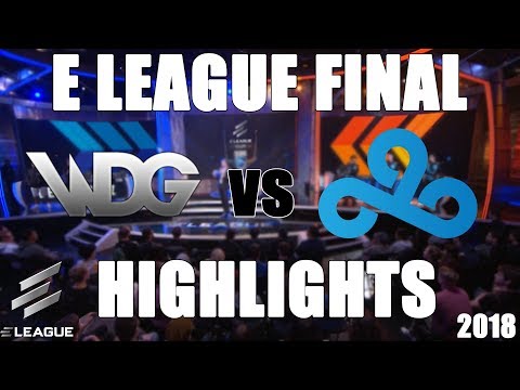 E LEAGUE GRAND FINAL HIGHLIGHTS - Cloud9 vs We Dem Girlz (2018)