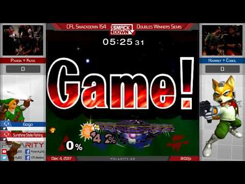 CFL Smackdown 154 Melee - Panda + Kuya vs Harriet + Colbol - Doubles Winners Semis