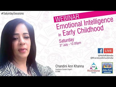Expert Talk-Emotional Intelligence in Early Childhood, Ms.Chandini ...