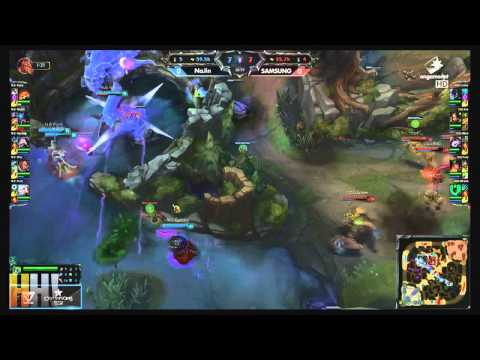 NaJin e mFire vs Samsung - Game 1 - Highlights - LCK Spring 2015 - W6D2