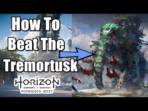Horizon Forbidden West Boss Fight - How To Beat The Tremortusk