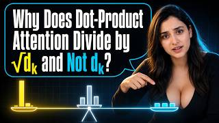 Why Does Dot-Product Attention Divide by √dₖ and Not dₖ?