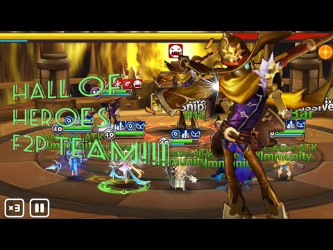 Summoners War : Hall of Heroes Carbine with F2P TEAM!!!!
