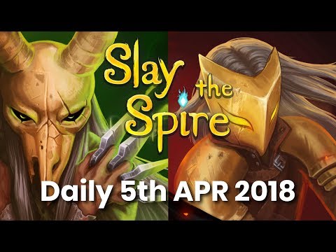 Let's Play Slay the Spire, the daily challenge 5 April 2018 (No commentary)