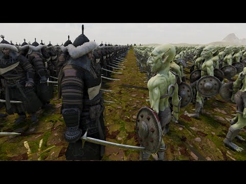 MONGOL WARRIORS VS GOBLIN SOLDIERS - ULTIMATE EPIC BATTLE SIMULATOR 2 - UEBS