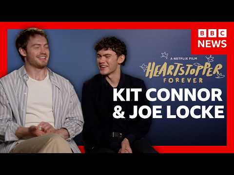 ハートストッパー forever: キット・コナーとジョー・ロックがクィア・ジョイ、将来の計画などについて語る | BBC News (Heartstopper Forever: Kit Connor and Joe Locke on queer joy, future plans and more | BBC News)