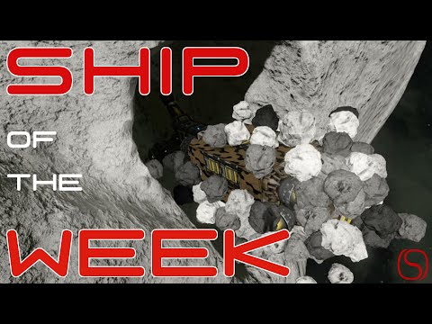 Ship of the Week - Waggely Mole Miner - Space Engineers Ship Design Challenge