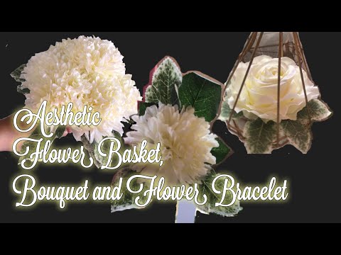 Murang Flower Basket and Bouquet Rustic Theme| DIY Female Entourage Flowers| Raisa Viena