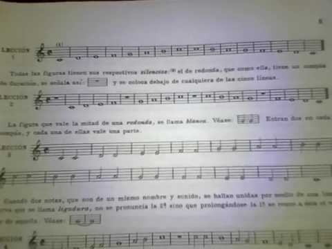 LECCION 1 - PRIMERA PARTE - METODO DE SOLFEO - HILARION ESLAVA