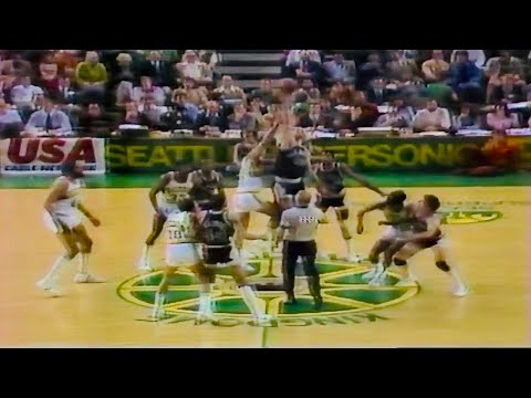 1982 Spurs vs Sonics Rare Full Game 5