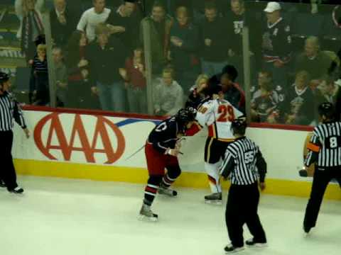 Boll vs Prust 11/8/08 (Jackets vs Flames)