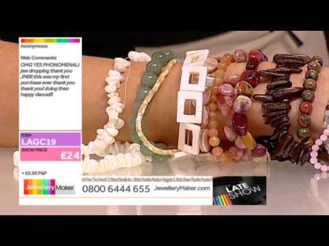 Labradorite and Pink Tourmaline JewelleryMaker late show LIVE 14/03/2014