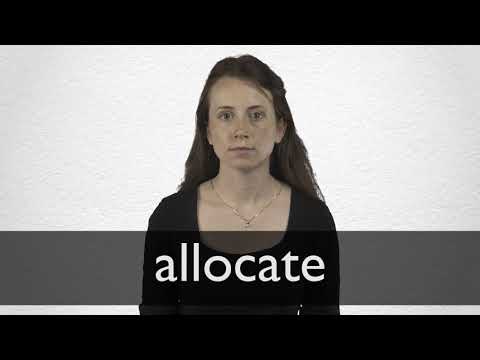 allocate job synonyms Youtube video