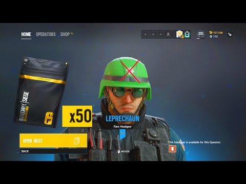 Opening 50 Alpha packs in Rainbow six | Tom Clancy's Rainbow Six  Siege