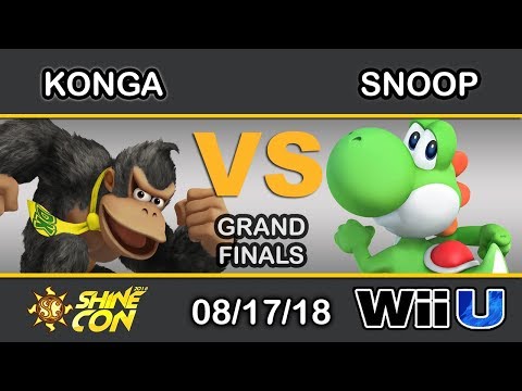 Shine Con 2018 - KoL | Konga (Donkey Kong) Vs. Sugoi | Snoop (Yoshi) Grand Finals - Smash 4
